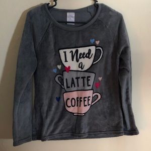 Soft and Fluffy Coffee Pajama Top